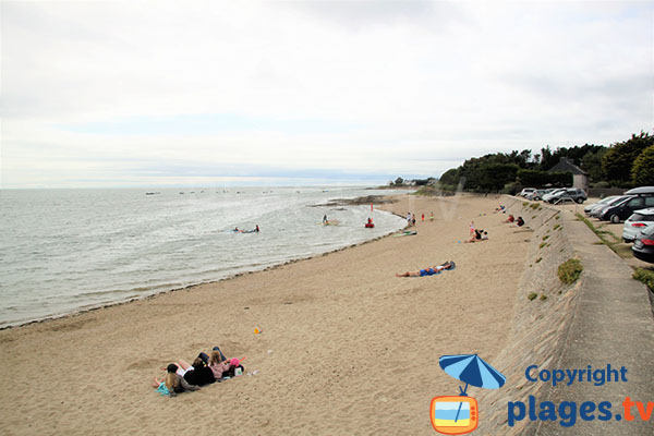 Plage du Bil, vue Ouest