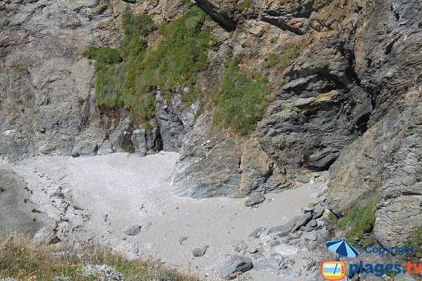 Cove deserted at Belle Ile en Mer