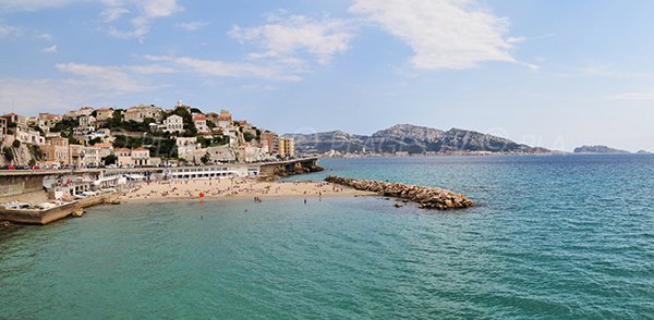 Prophète Beach in Marseille - Bouches-du-Rhone - France - Plages.tv