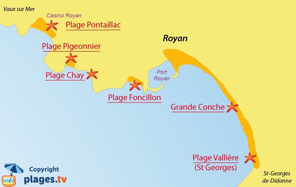 Plage de la Grande Conche à Royan - EQUIPEMENT - Royan Atlantique